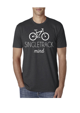 Charcoal Singletrack Mind mountain bike t-shirt 