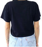 Wilco Composite Ladies' Crop Tee (Solid Navy)