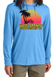 West Granite Sunset AZURE Blue Hoodie