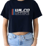 Wilco Composite Ladies' Crop Tee (Solid Navy)